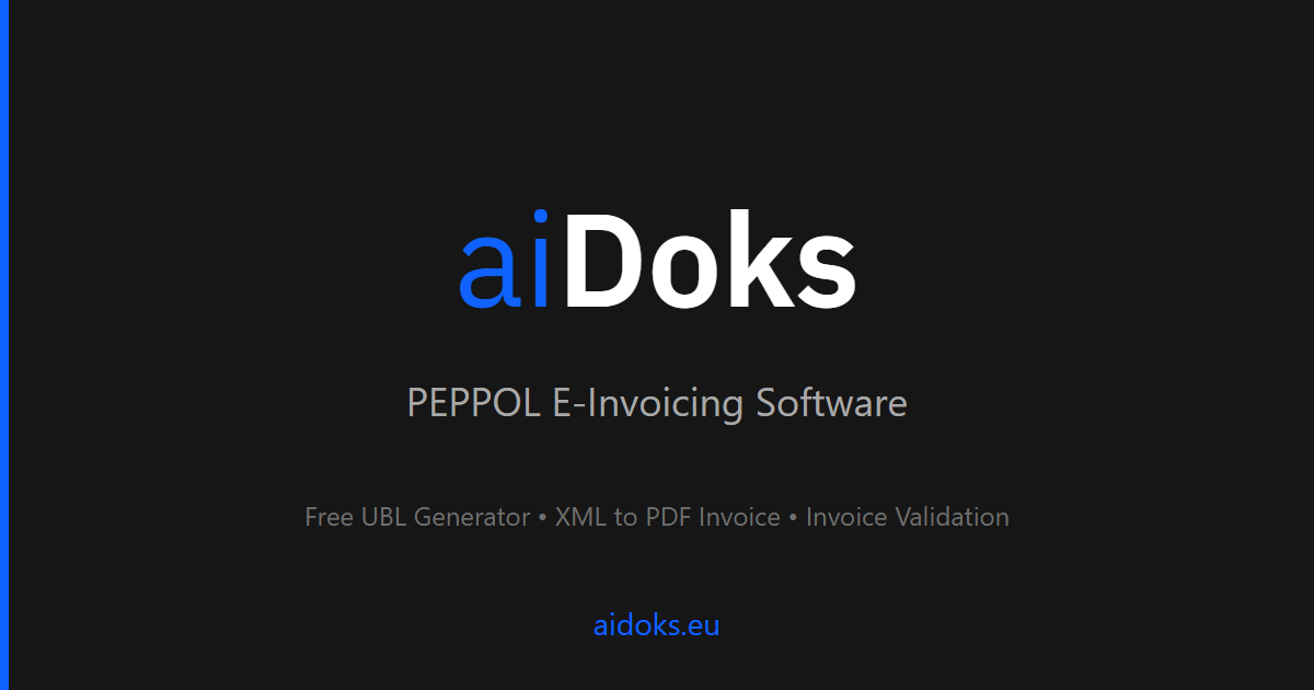 PDF in E-Rechnung umwandeln — kostenlos | aiDoks